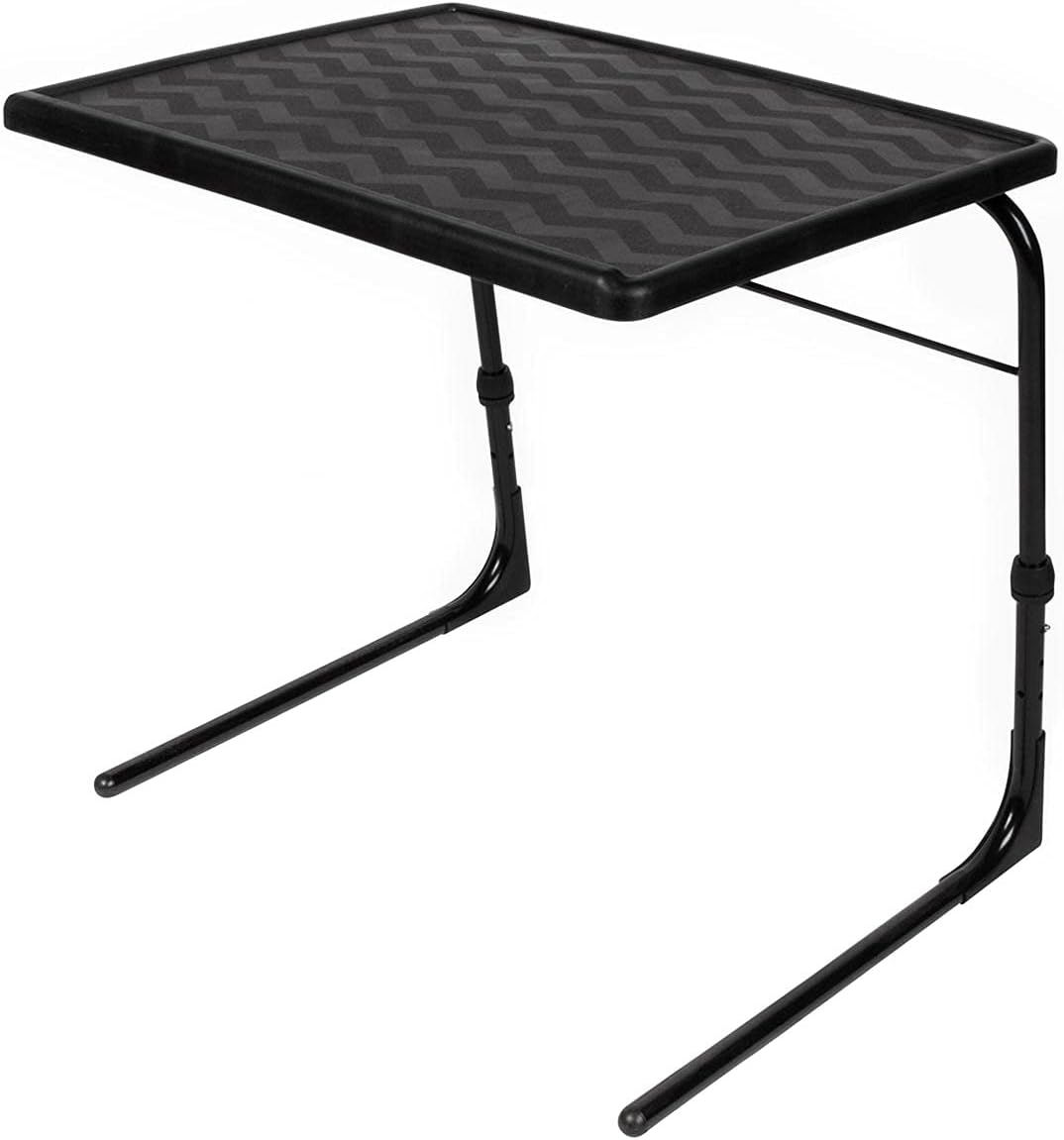 Table-Mate XL Plus - Adjustable Folding TV Tray & Laptop Stand. Black