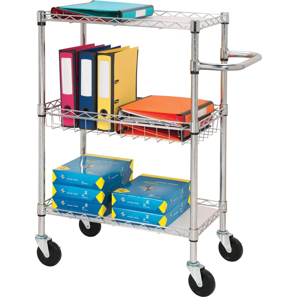 Lorell 6.75-in Rack Utility Cart