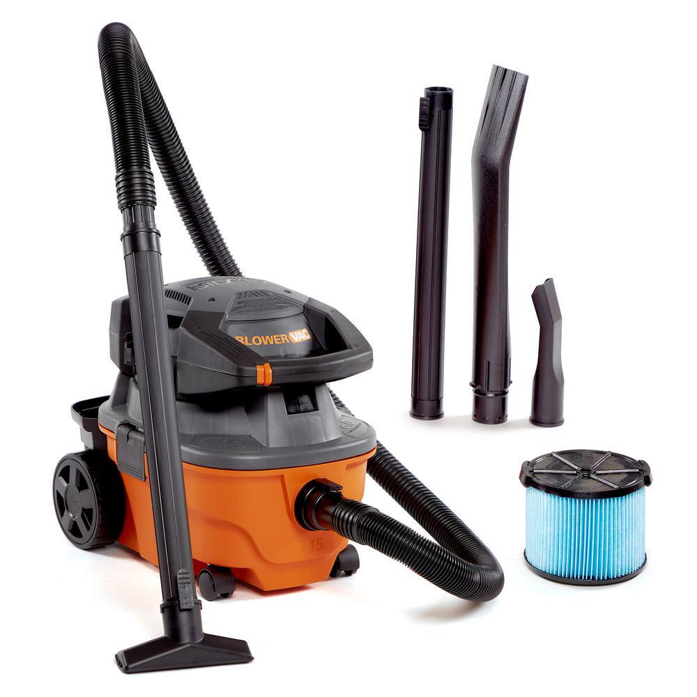 RIDGID WD4080 4 Gallon 6.0 Peak HP Wet/Dry Shop Vacuum with Detachable Blower. Fine Dust Filter. Locking Hose and Accessories