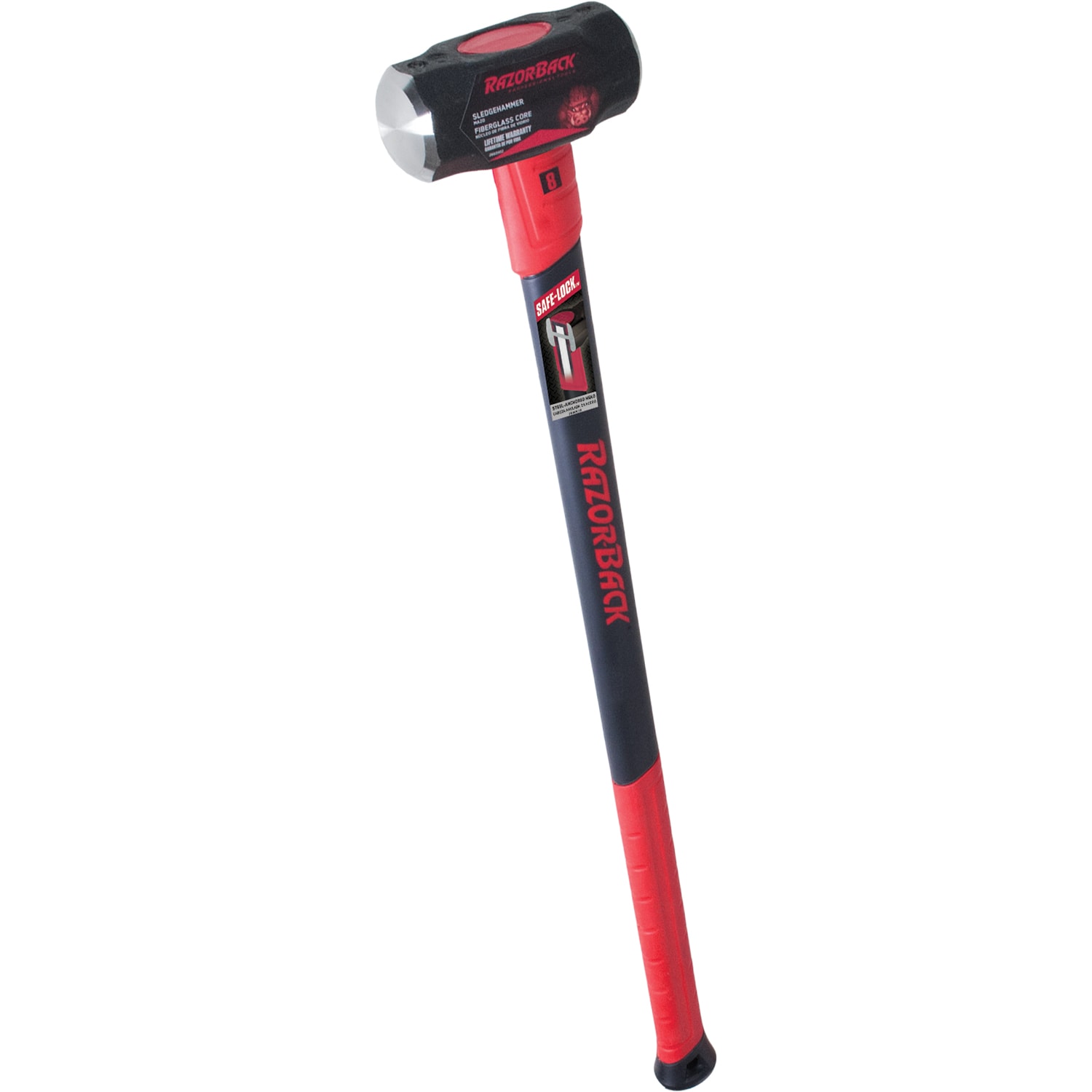 Razor-Back 128-oz Smooth Face Steel Head Fiberglass Drywall Sledge Hammer