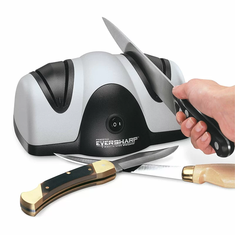 Presto 08800 EverSharp Electric Knife Sharpener. 2 stage. Black