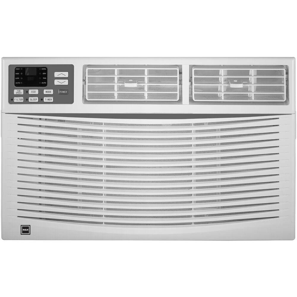 RCA RACE1011 RCAAC 115V 10.000 BTU Digital Window Air Conditioner for up to 400 Sq.Ft..  w/ Remote Control & Timer. Fan & Eco Mode