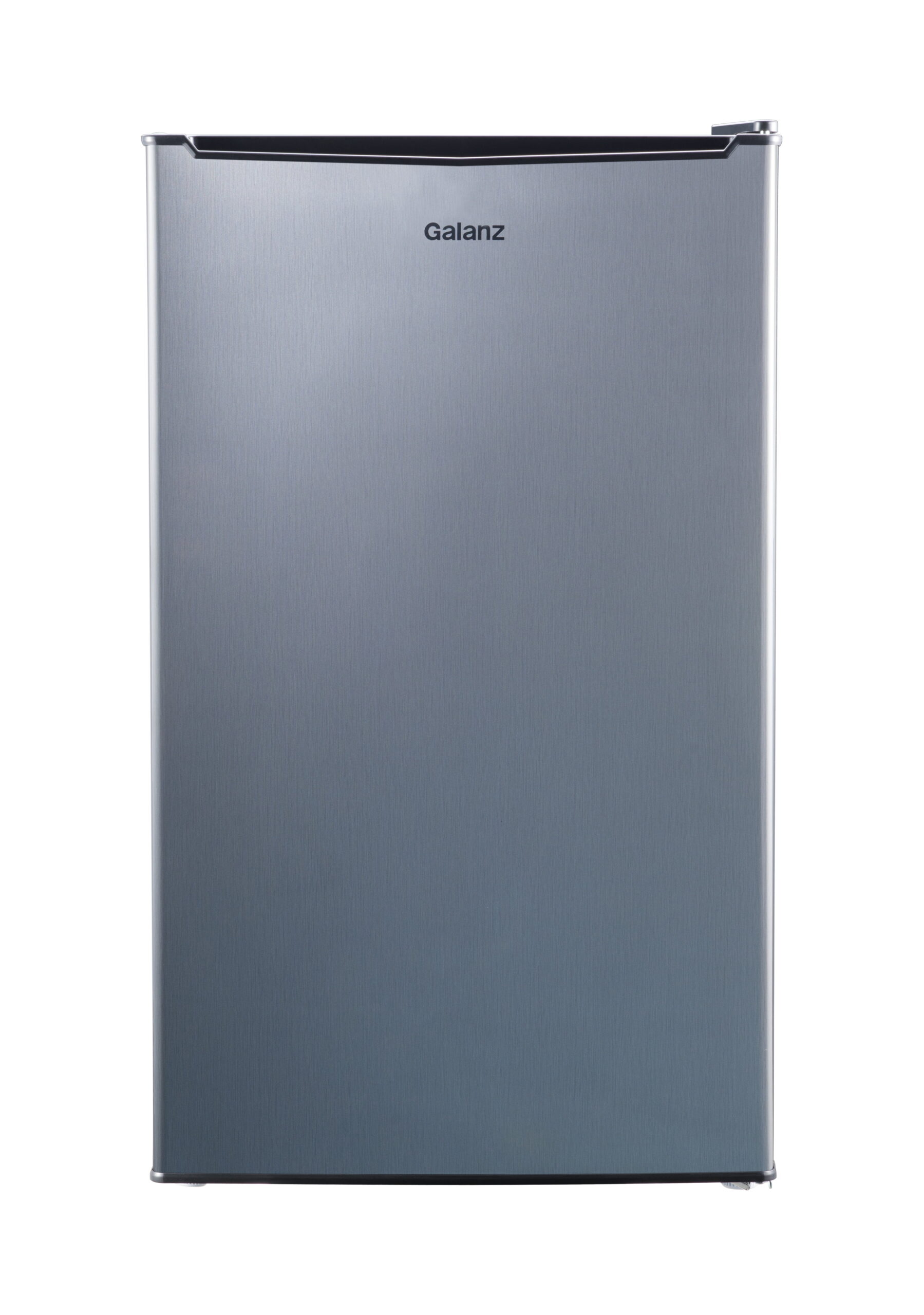 Galanz 3.3 cu ft One Door Mini Fridge. Estar. Stainless Steel Look