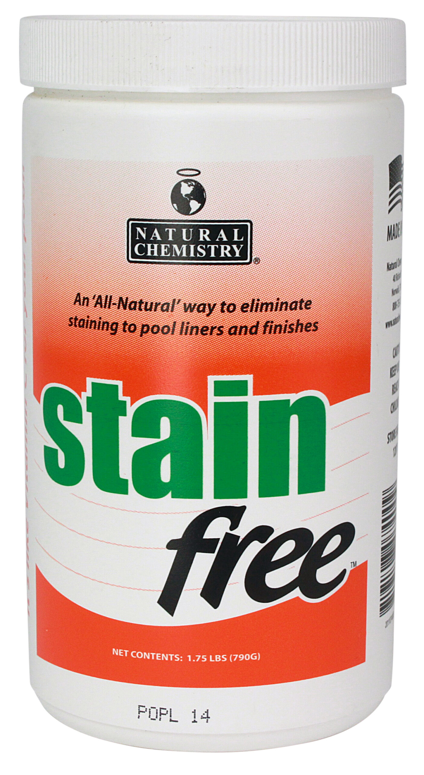 Natural Chemistry Stain Free Swimming Pool Spa Cleaner - 1.75 lbs - 4 Pack