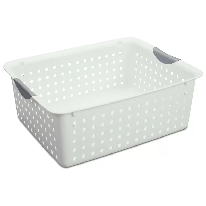 Sterilite Ultra Storage Bin Basket. Size Large (12 Pack) & Medium (18 Pack)