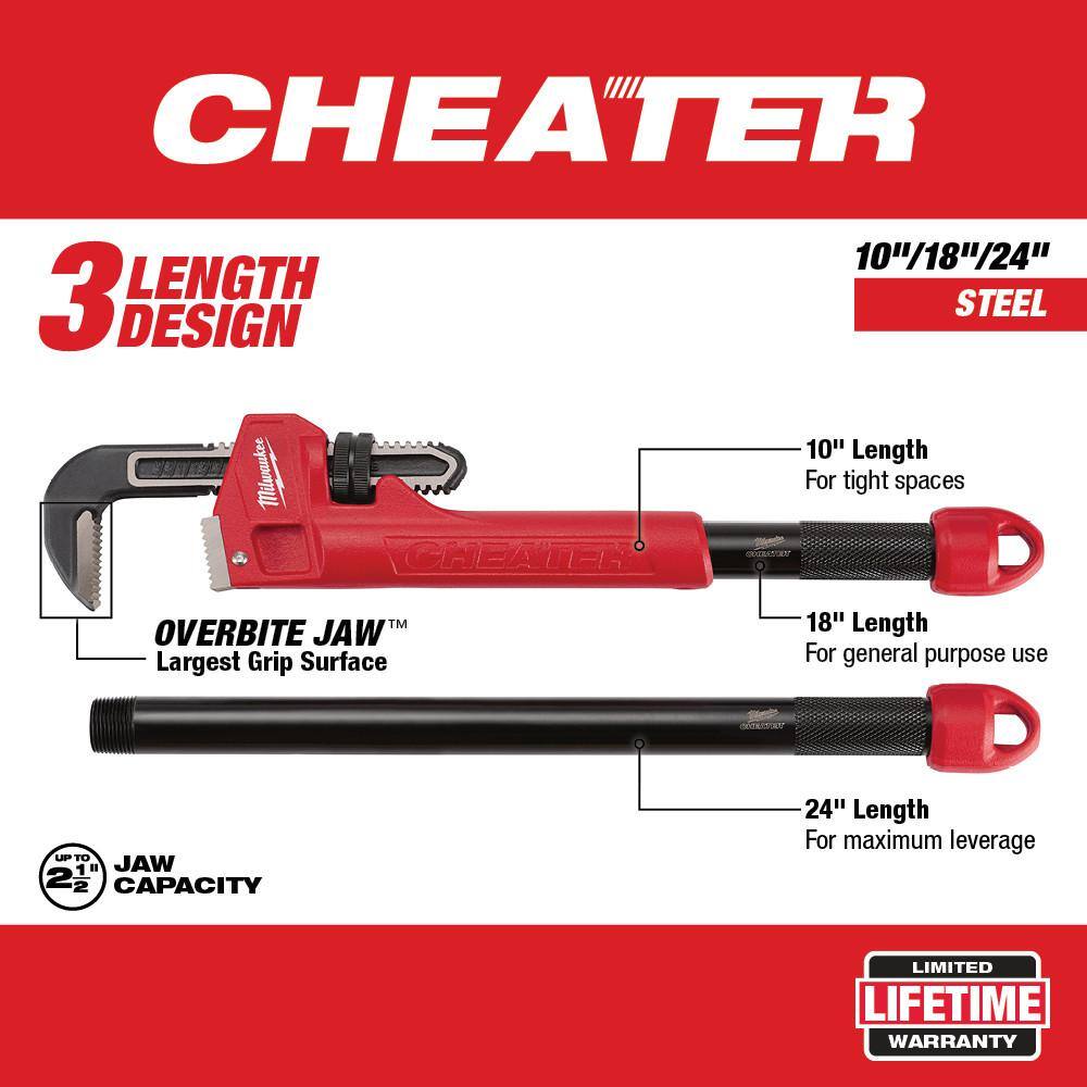 Milwaukee 48-22-7314 Cheater Pipe Wrench