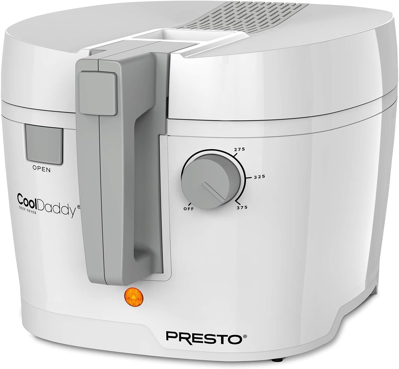 Presto 05443 CoolDaddy Cool-touch Deep Fryer - White