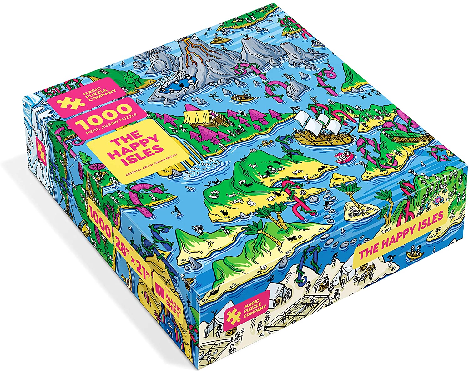 The Happy Isles 1000 Piece Jigsaw Puzzle