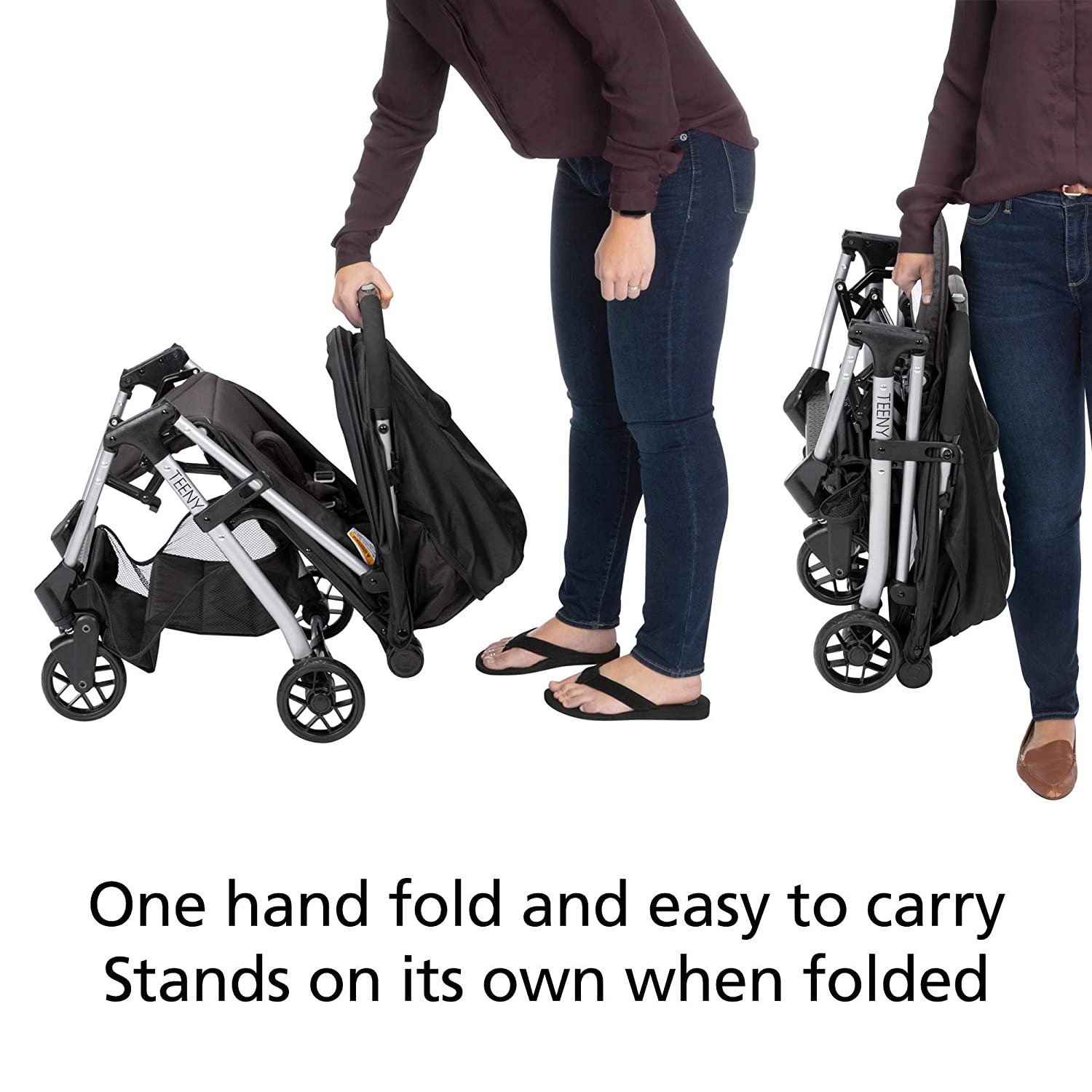 Safety 1st Teeny Ultra Compact Stroller. Black Magic