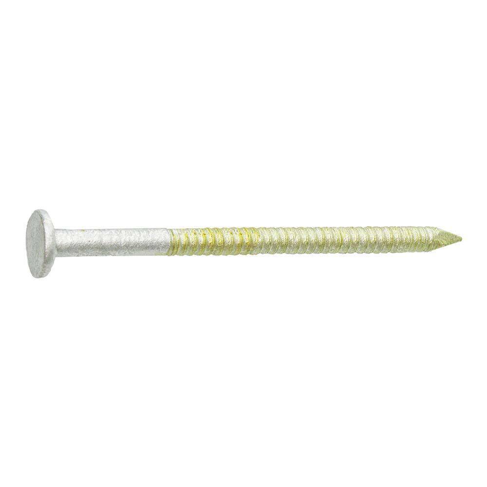 Grip-Rite GR408HG 3 in. x 0.120-Gauge Galvanized Ring Shank Plastic Framing Nails (4.000 per Box)