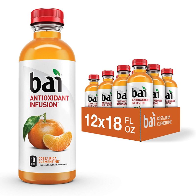 Bai. Costa Rica Clementine. Antioxidant Infused. 18 Ounce Bottles. 12 Count