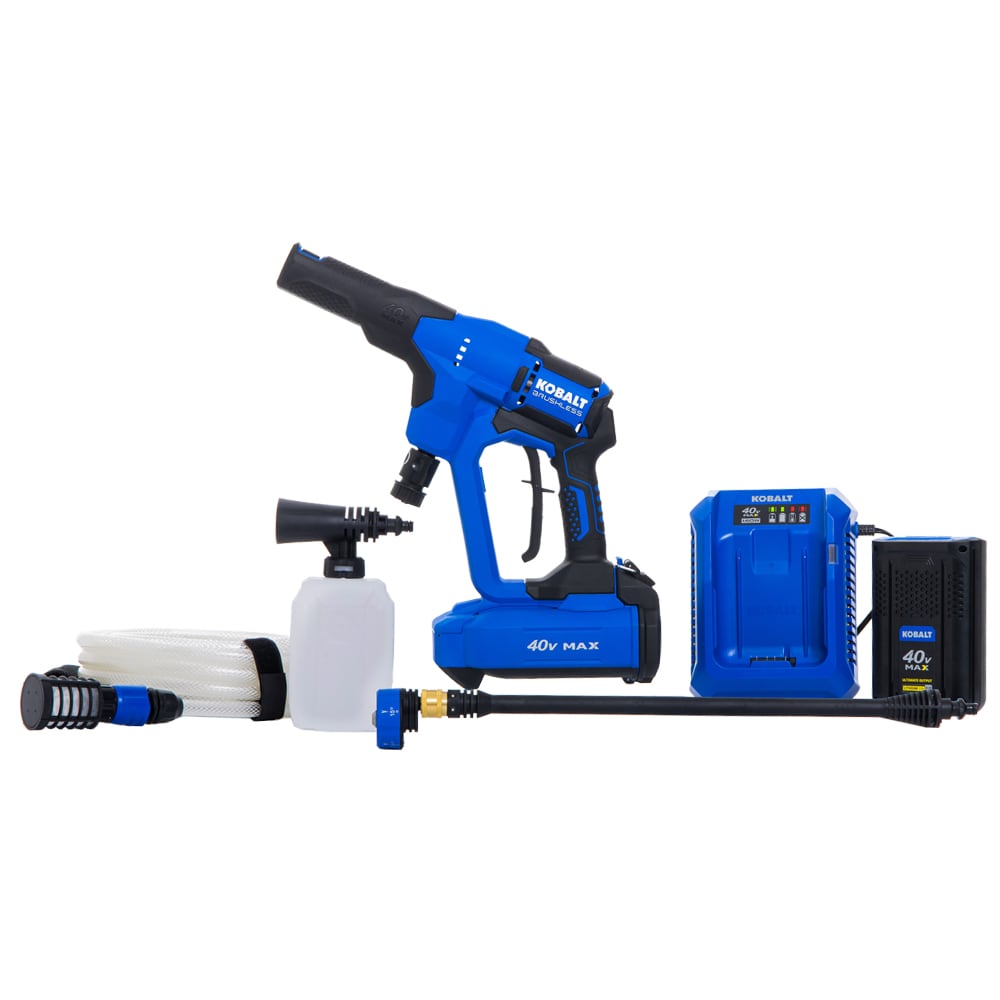 Kobalt 40V Power Cleaner 600 PSI 1-Gallons-GPM Water Electric Pressure Washer
