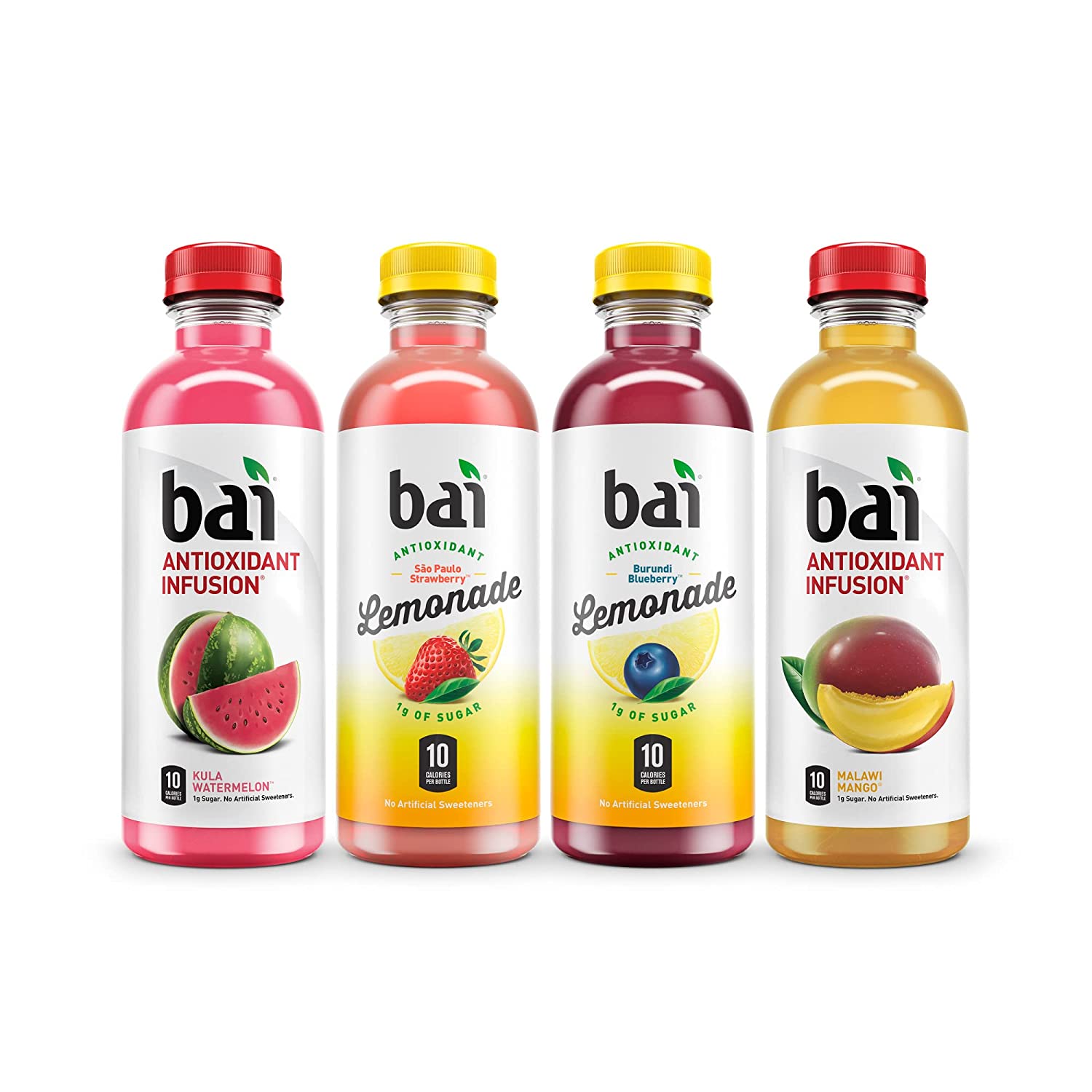 Bai. Oasis Variety Pack. Antioxidant Infused. 18 Ounce Bottles. 12 Count