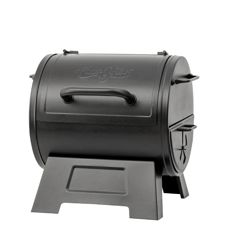 Char-Griller 92424 Portable Charcoal Grill or Side Fire Box in Black