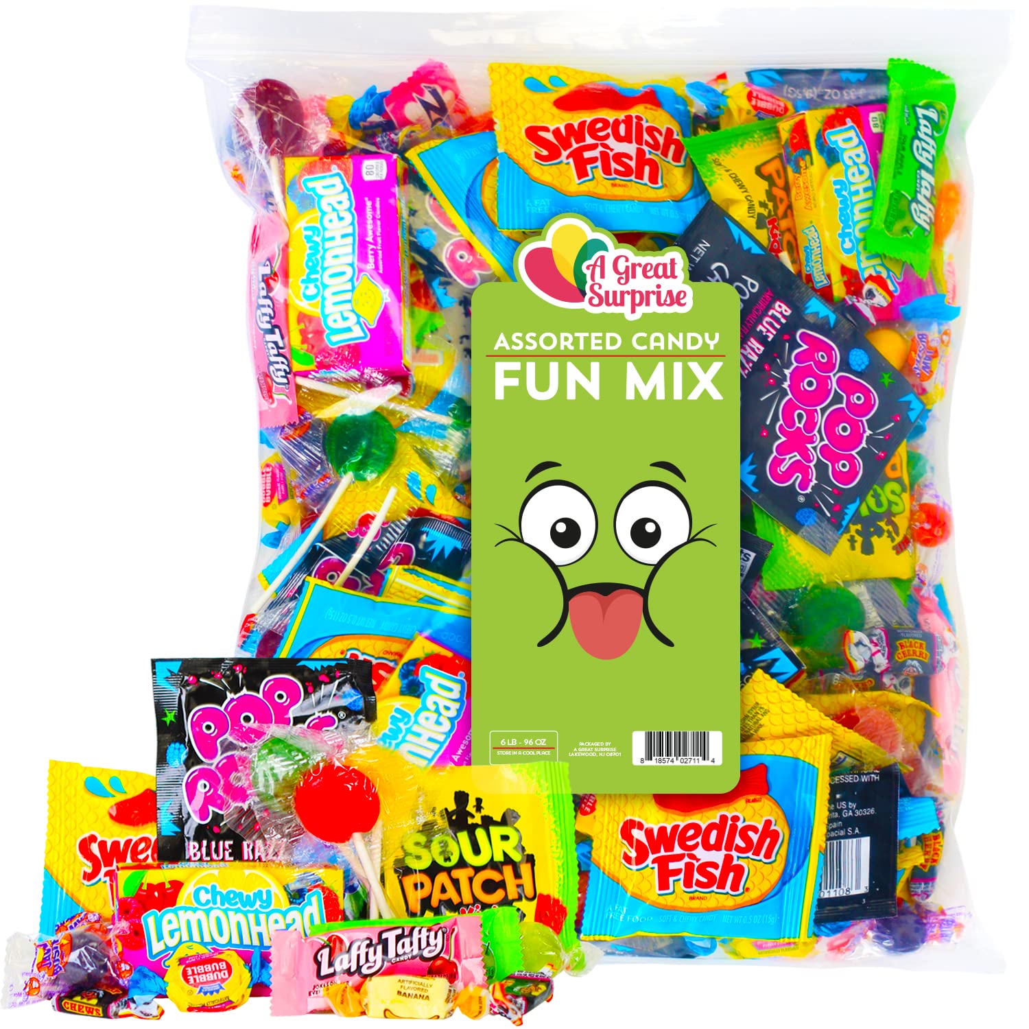 Bulk Candy - 6 Pounds - Assorted Candy - Candy Variety Pack - Pinata Stuffers