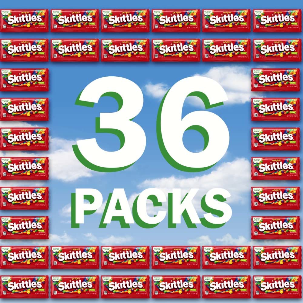 SKITTLES Original Candy. 2.17-Ounce (Pack of 36)