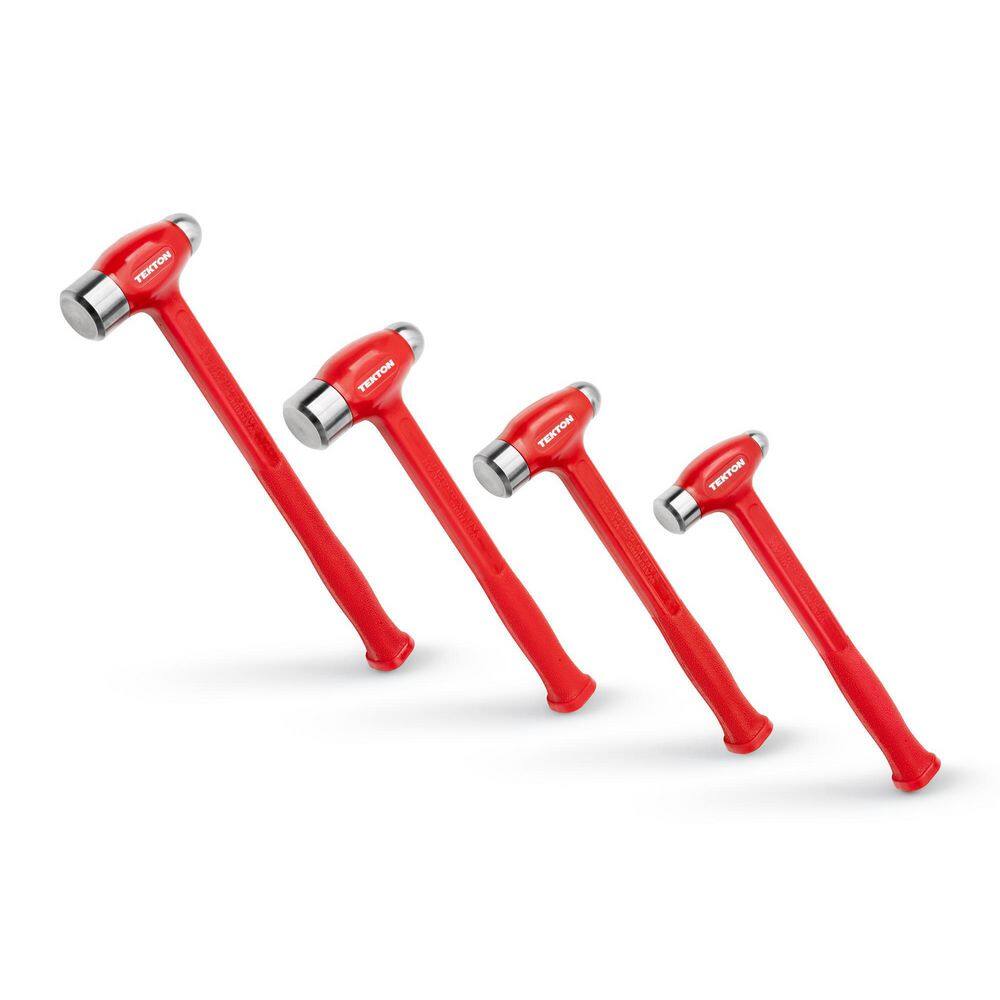 TEKTON HDB95001 26 oz..36 oz..47 oz..50 oz. Ball Peen Dead Blow Hammer Set (4-Piece)