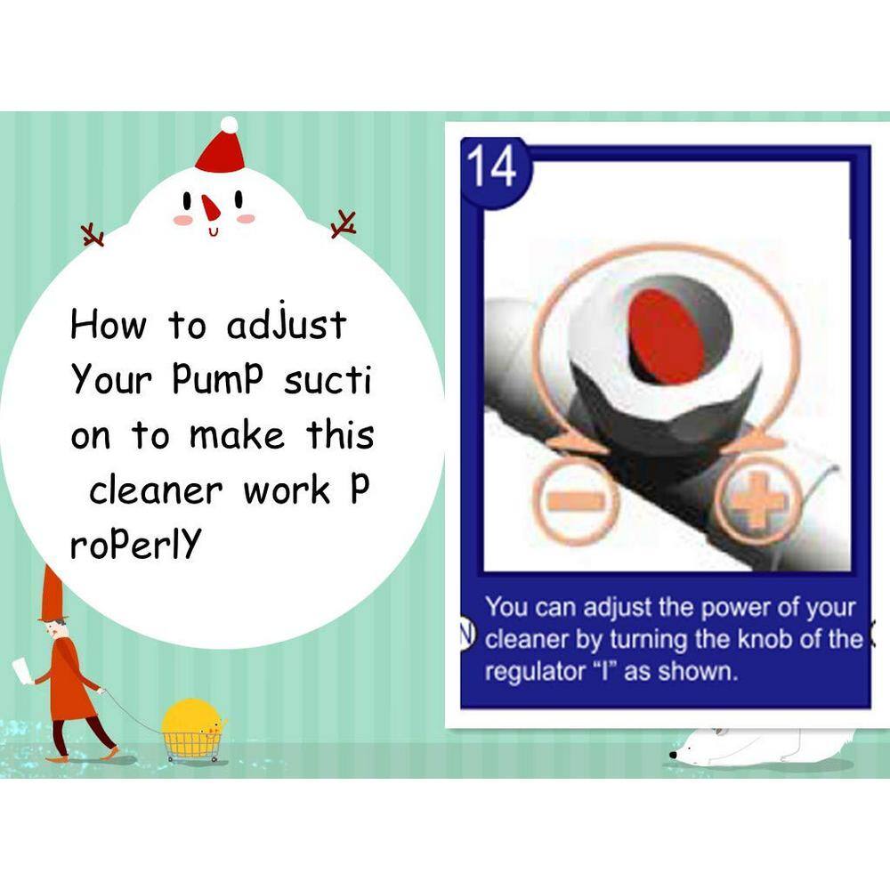 VINGLI HD-G57000277 Automatic Suction Pool Cleaner Pool Vacuum Sweep Crawler Sweeper for In Ground Pool and Above Ground Pool