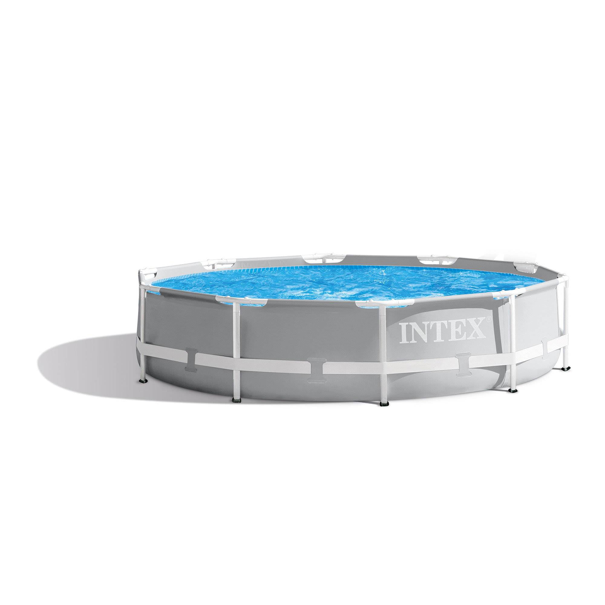 Intex 10′ x 30″ Round Above Ground Pool W/ Cartridge Filter Pump. 2 Filters & Cover