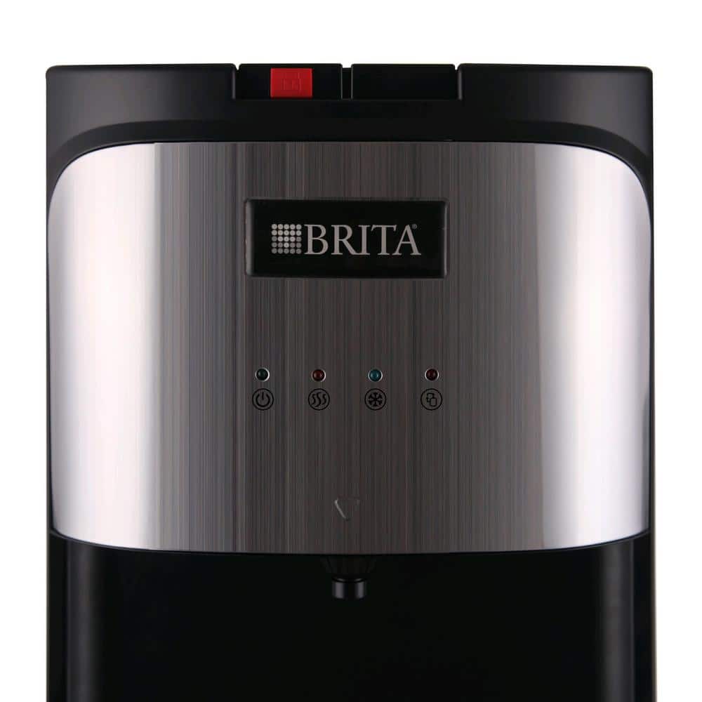 Brita TCL-BR-2 Bottom-Loading Water Cooler with Built-In Filter. Stainless-Steel. Never Buy Plastic Bottled Water Again