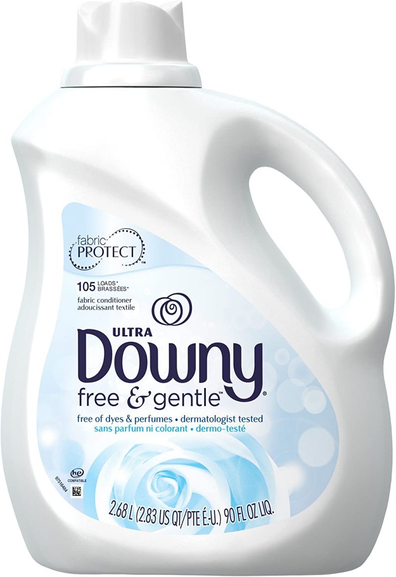 Downy Ultra Fabric Softener Free and Sensitive Liquid 105 Loads. 90-Ounce