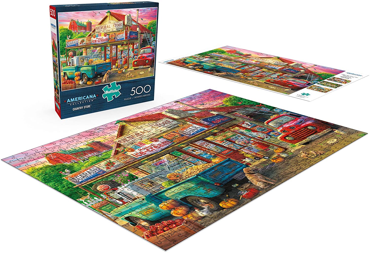 Buffalo Games - Country Store - 500 Piece Jigsaw Puzzle Multicolor