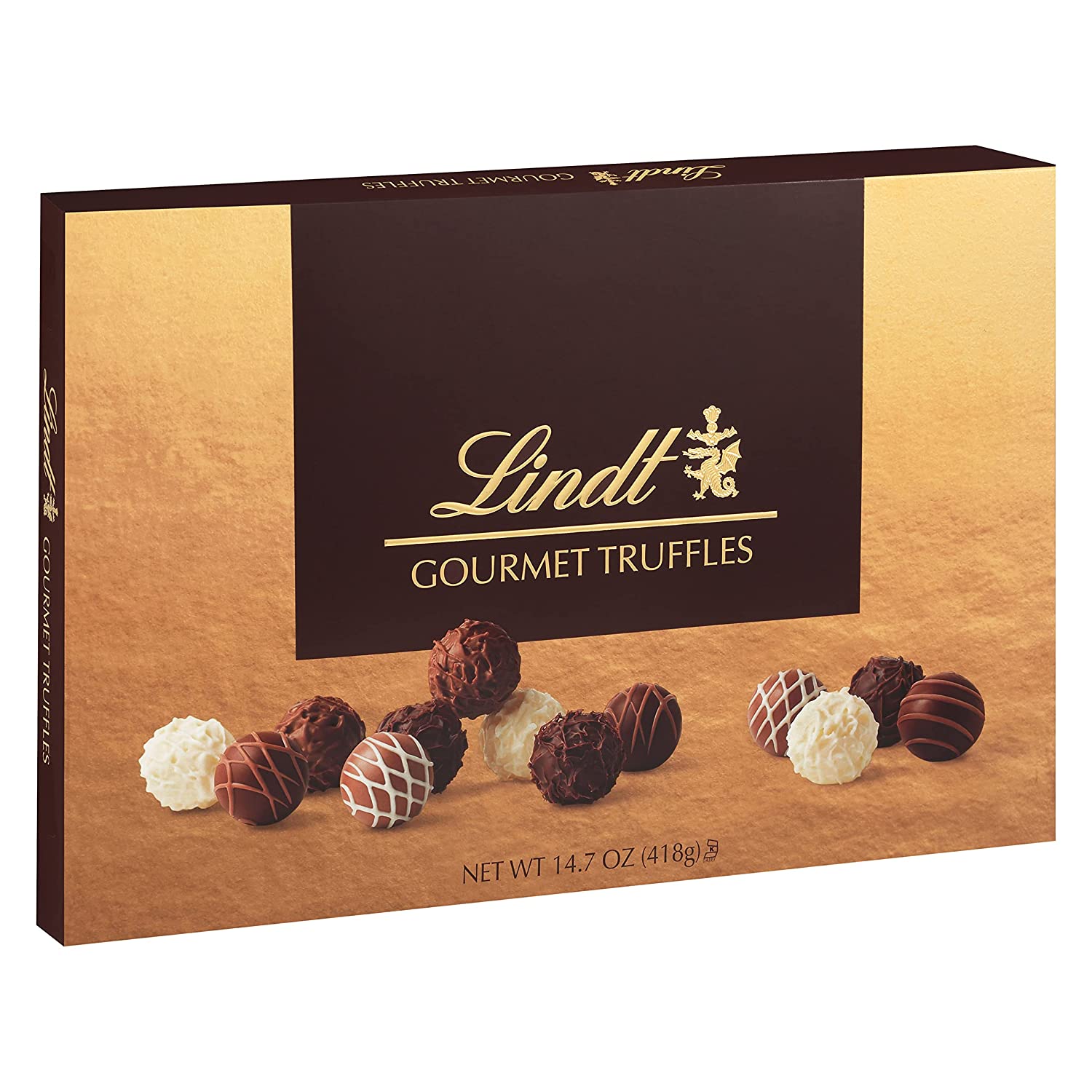 Lindt Gourmet Chocolate Truffle Gift Box. 14.7 Oz
