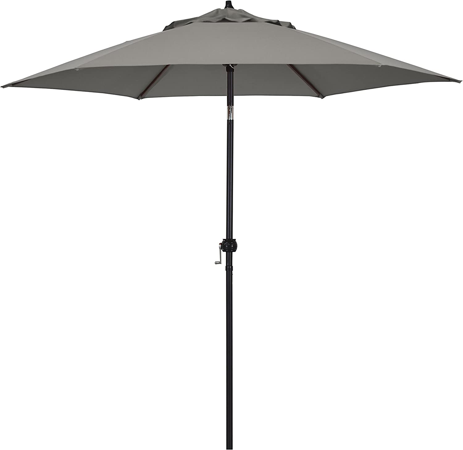 Astella  9-ft Solid Push-Button Tilt Market Patio Umbrella. Taupe