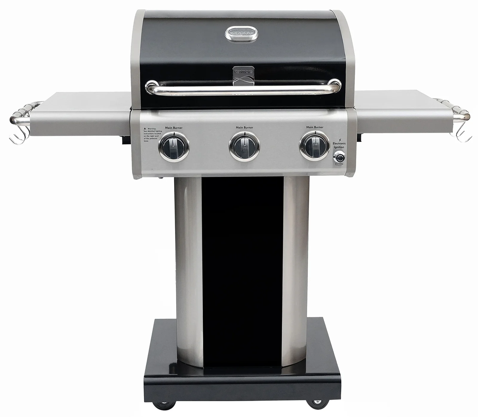Kenmore 3 - Burner Free Standing Liquid Propane 30000 BTU Gas Grill
