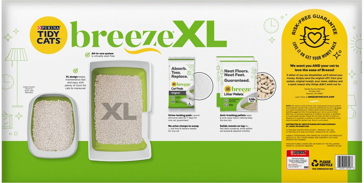 Tidy Cats Breeze XL All-In-One Cat Litter Box System