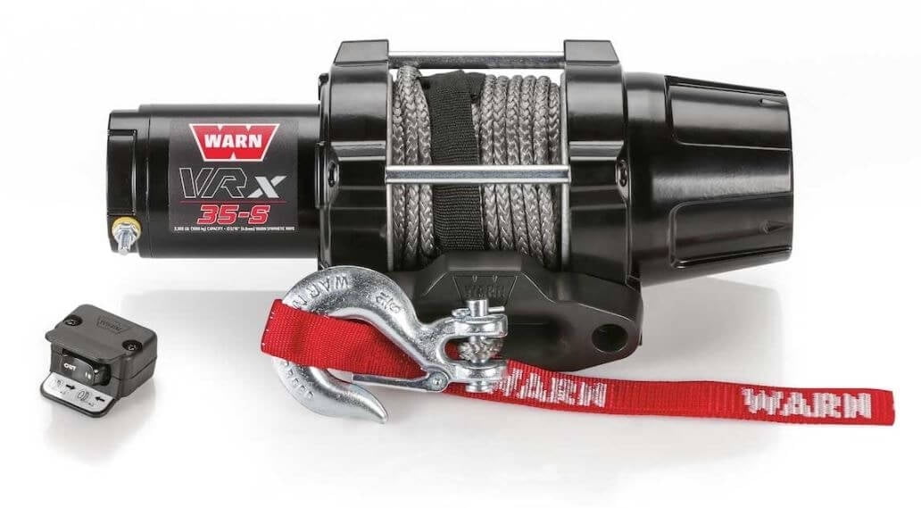 Warn 101030 VRX 35-S Powersport Winch 3500 lb 50 ft Synthetic Rope