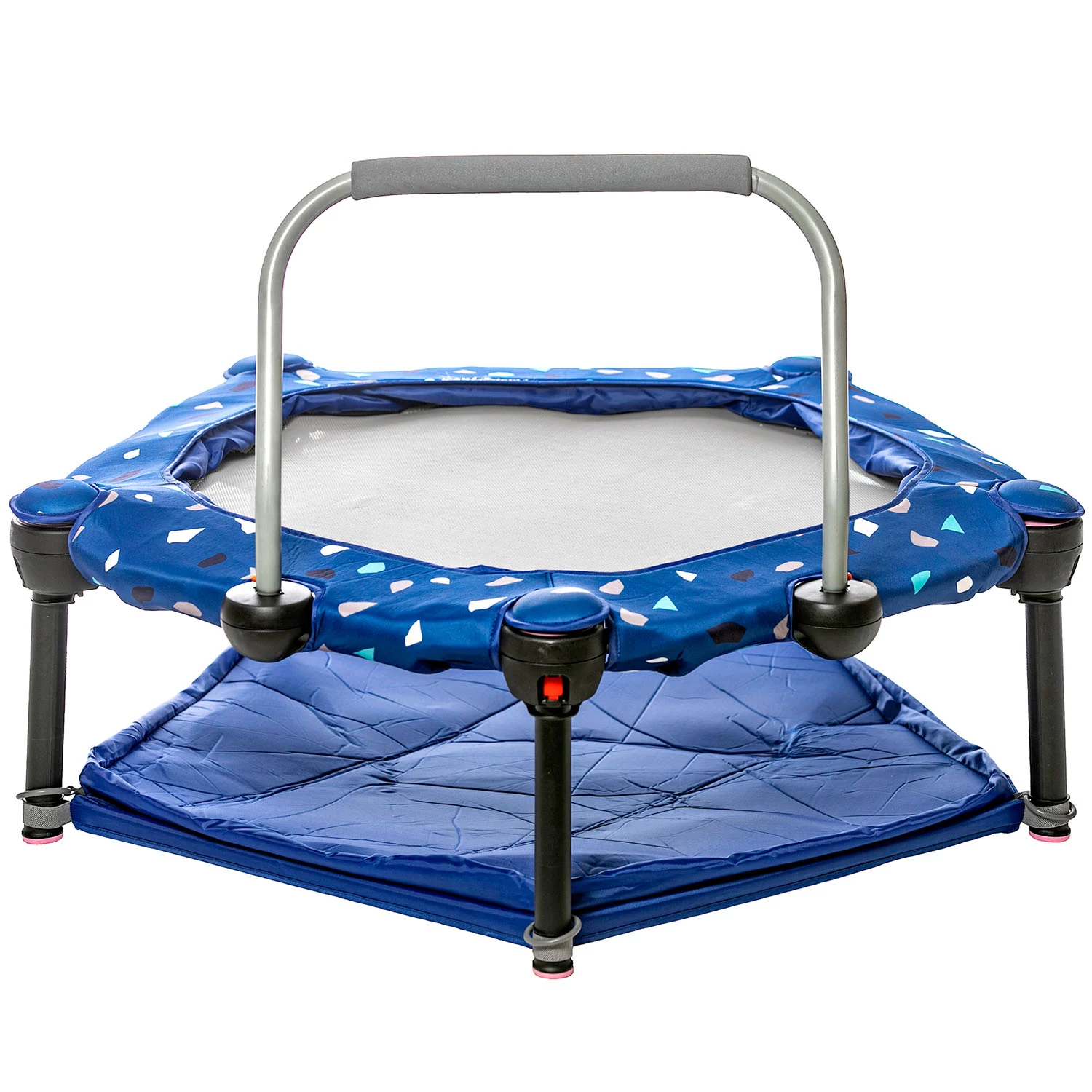 Okiedog 3-in-1 Multifunctional Folding Trampoline - Blue Stone
