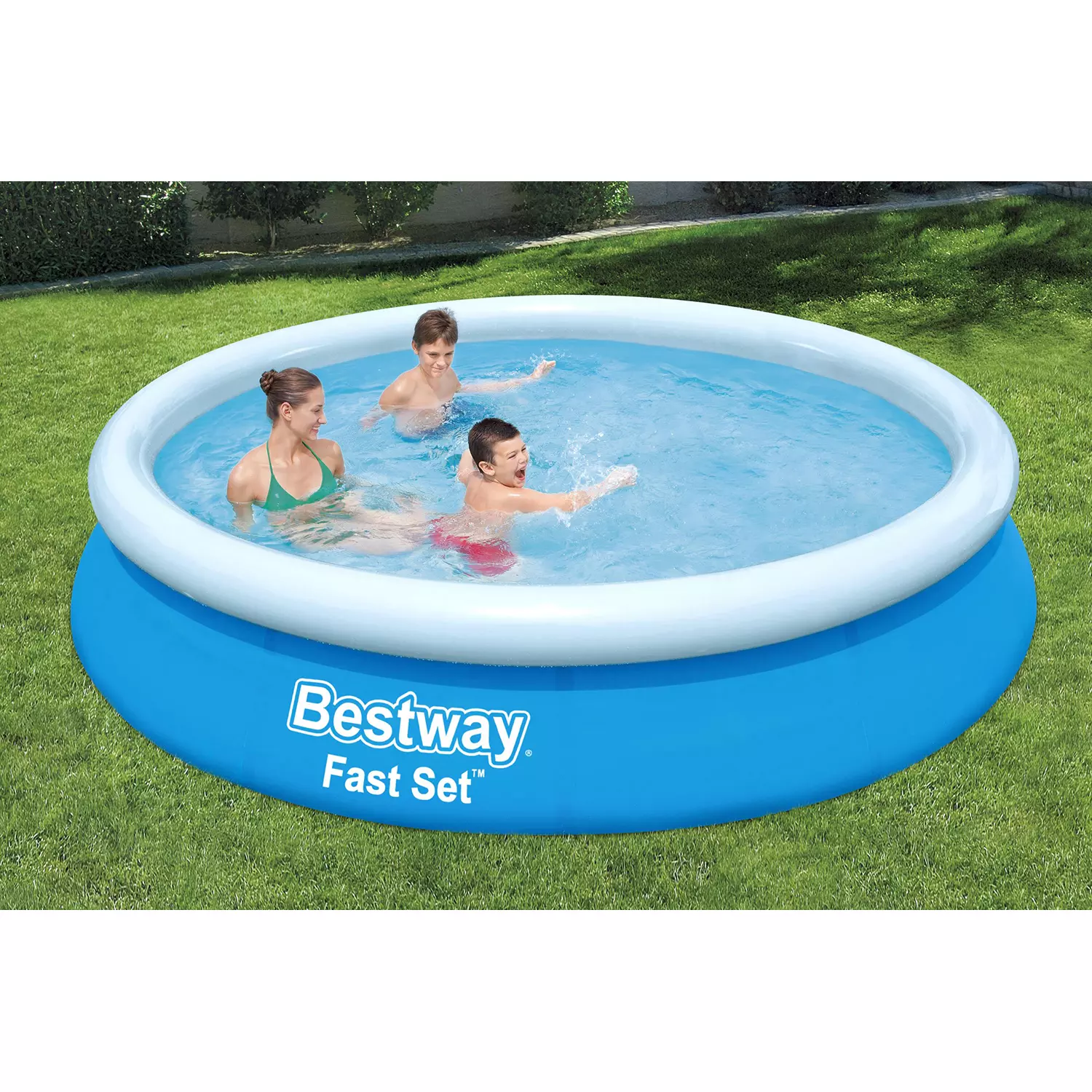 Bestway Fast Set 12' x 30 Round Inflatable Pool Set