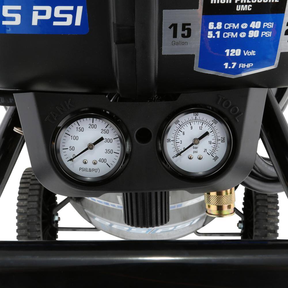 Industrial Air 1001070912 15 Gal. 225 PSI Portable Electric Air Compressor