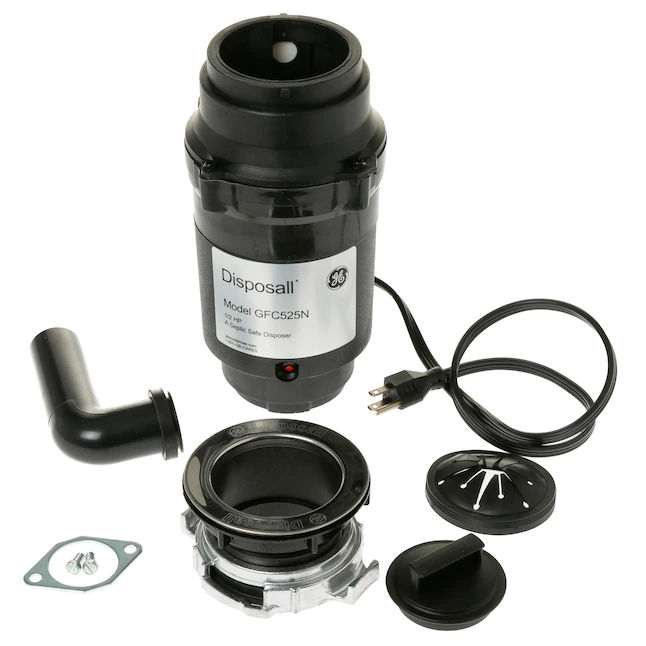GE  Corded 1/2-HP Continuous Feed Garbage Disposal