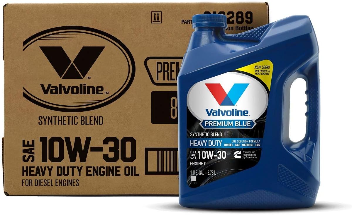 Valvoline Premium Blue SAE 10W-30 Diesel Engine Oil 1 GA. Case of 3