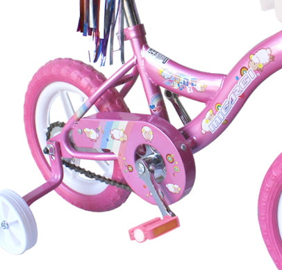Wonder Wheels 12 In. Kid-s Beginner Bicycle for 2-4 Years Old Boy-s and Girl-s with Foam Tire for Indoor Use No Brake. Pink