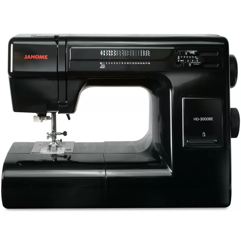 Janome HD3000BE 18-Stitch Sewing Machine with Quilt Kit
