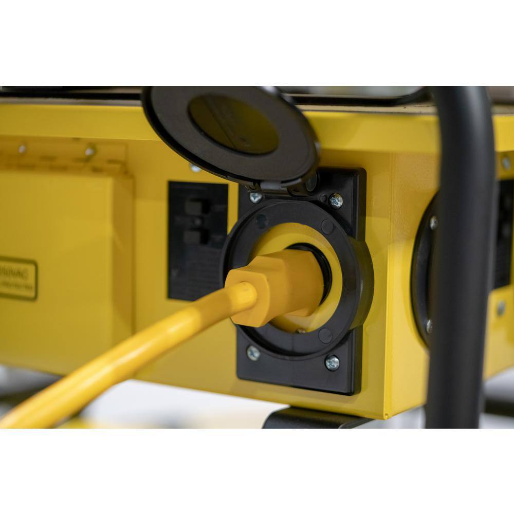 Southwire 26188802 50 ft. 10/3 STW 20-Amp Power Distribution Outdoor Heavy-Duty Generator Extension Cord with Power Light Plug