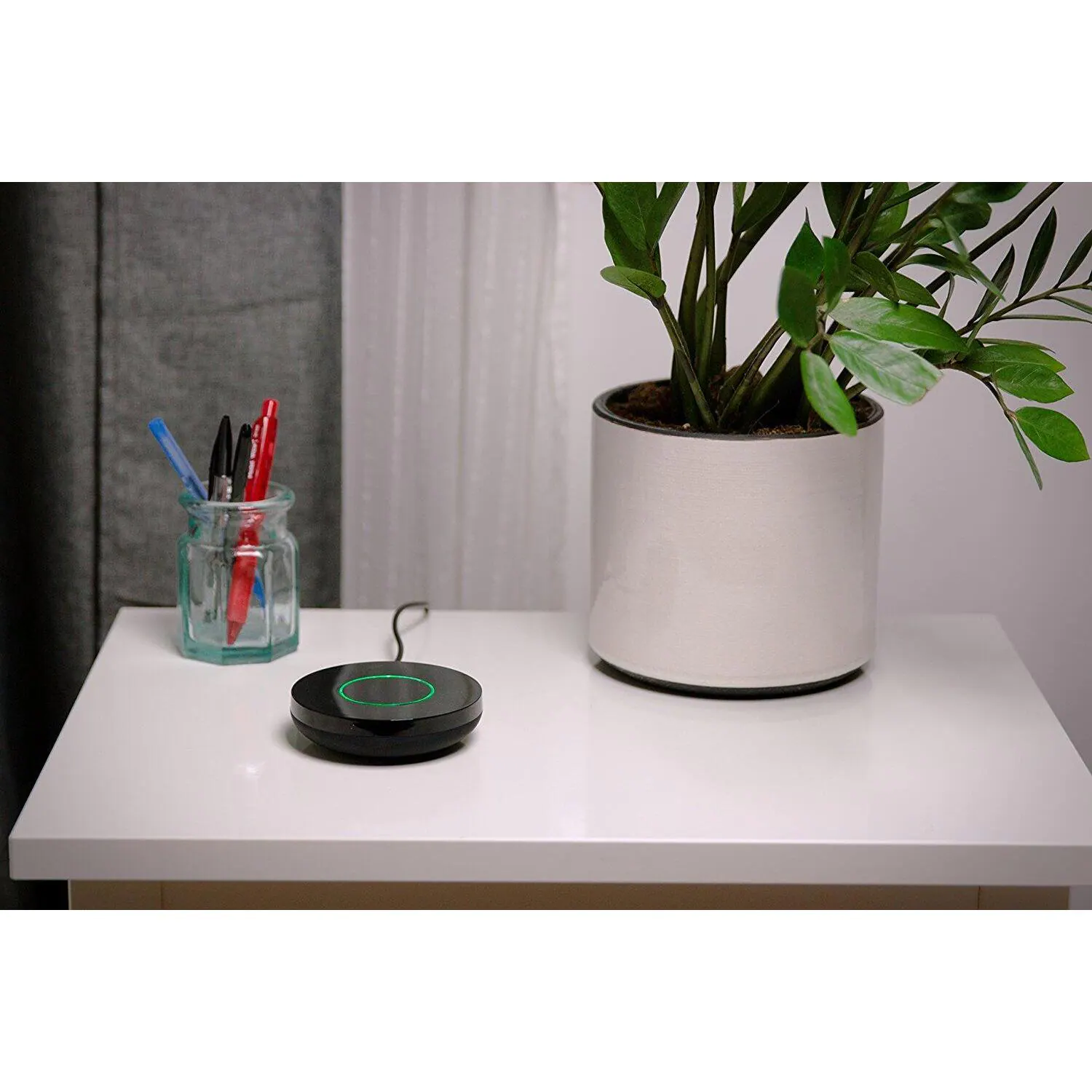 Home Decorators Collection Mercer 52 in. Integrated LED Indoor Distressed Koa Ceiling Fan with Light Kit works with Google Assistant and Alexa