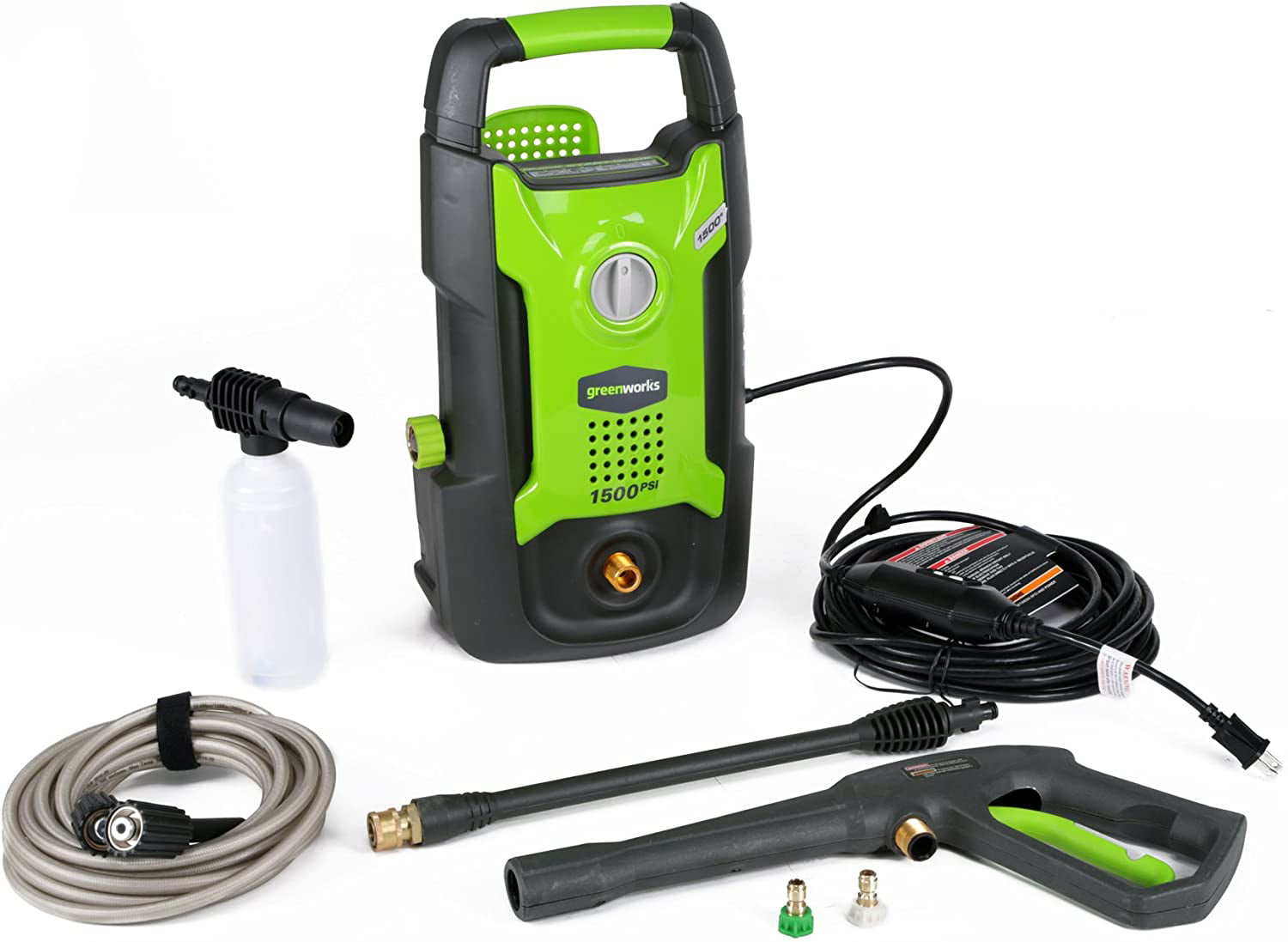 Greenworks 13 Amp 1500-PSI 1.2-GPM Electric Pressure Washer. 5120902