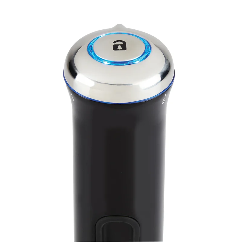 All-Clad KZ800851 Cordless Rechargeable Stainless Steel Immersion Multi-Functional Hand Blender. 5-Speed. Black