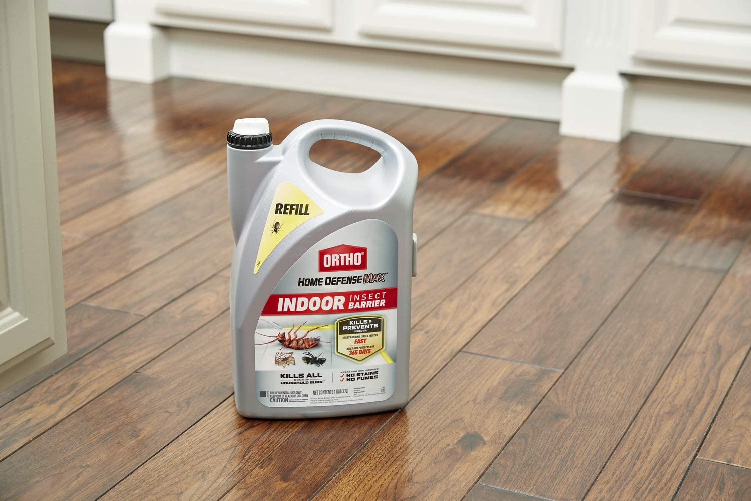 Ortho Home Defense Max Indoor Insect Barrier: Refill. Starts Killing Ants. Roaches 1 gal.