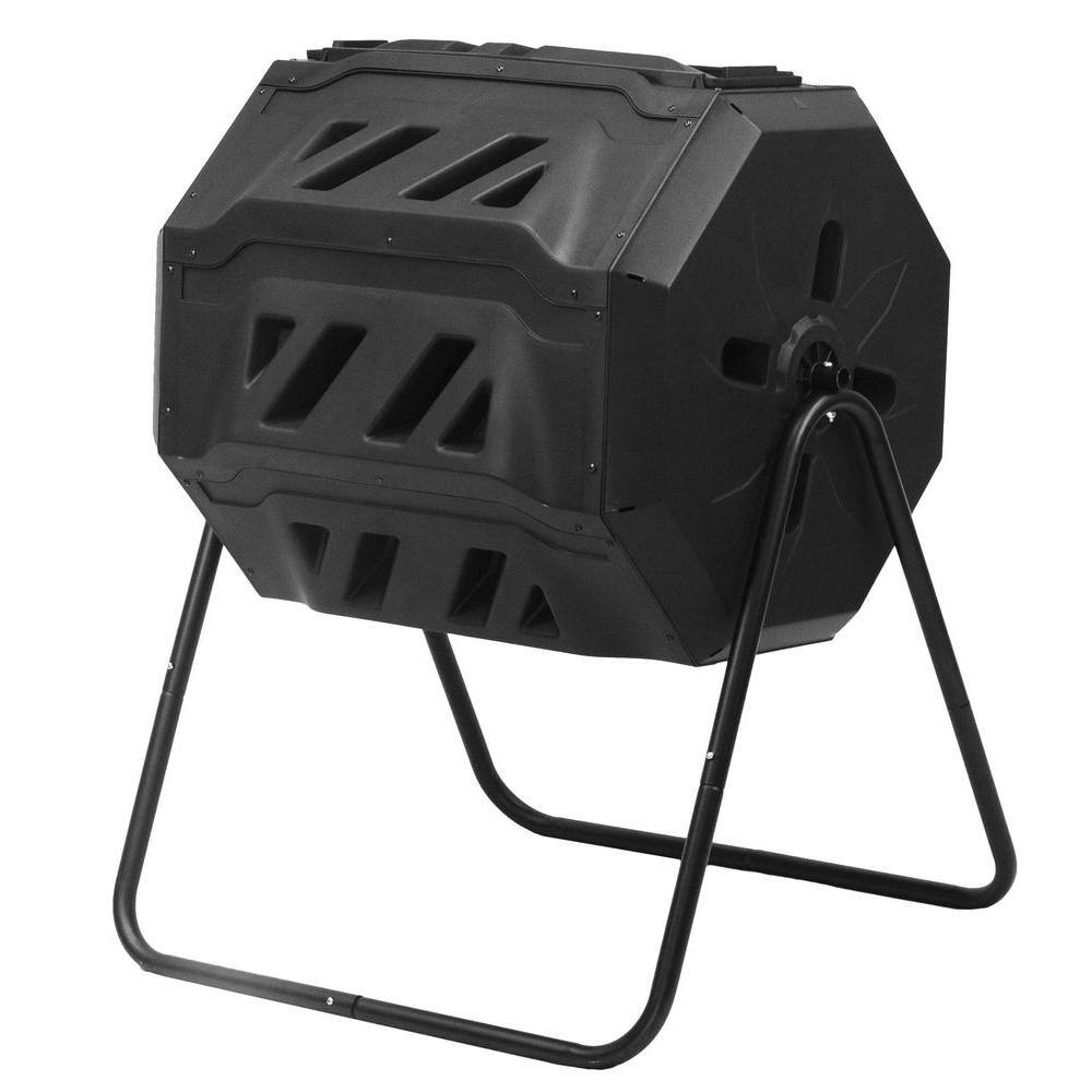 Compost Wizard CW-ECOT-BLK Eco Tumbler 5.7 cu. ft. Compost Tumbler