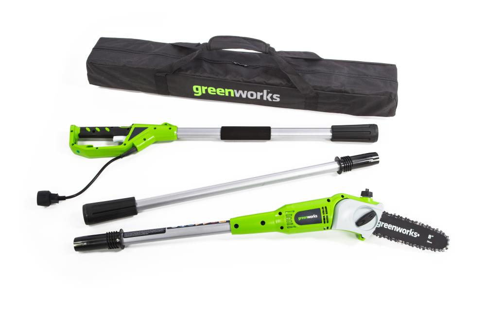 Greenworks 8-in 6.5-Amps Corded Electric Pole Saw