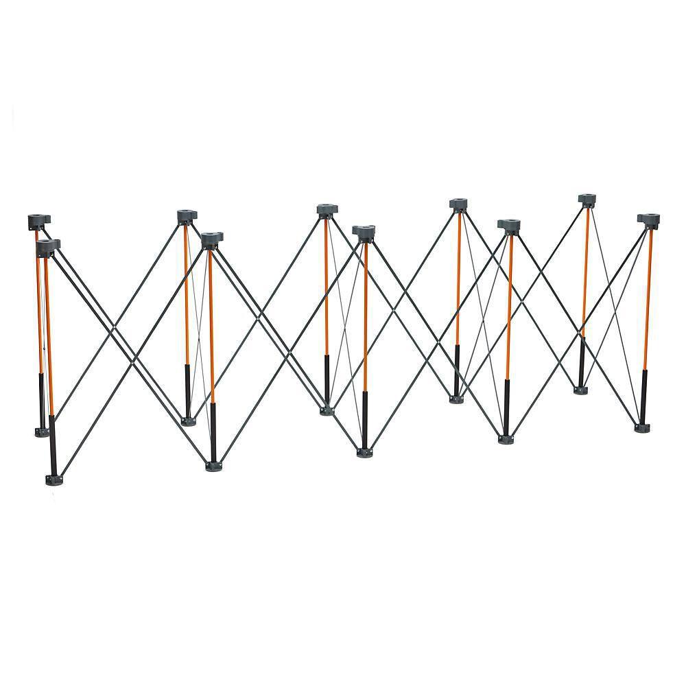 BORA CT10 24 in. x 96 in. x 36 in. H Tall Steel Centipede Work Support Sawhorse