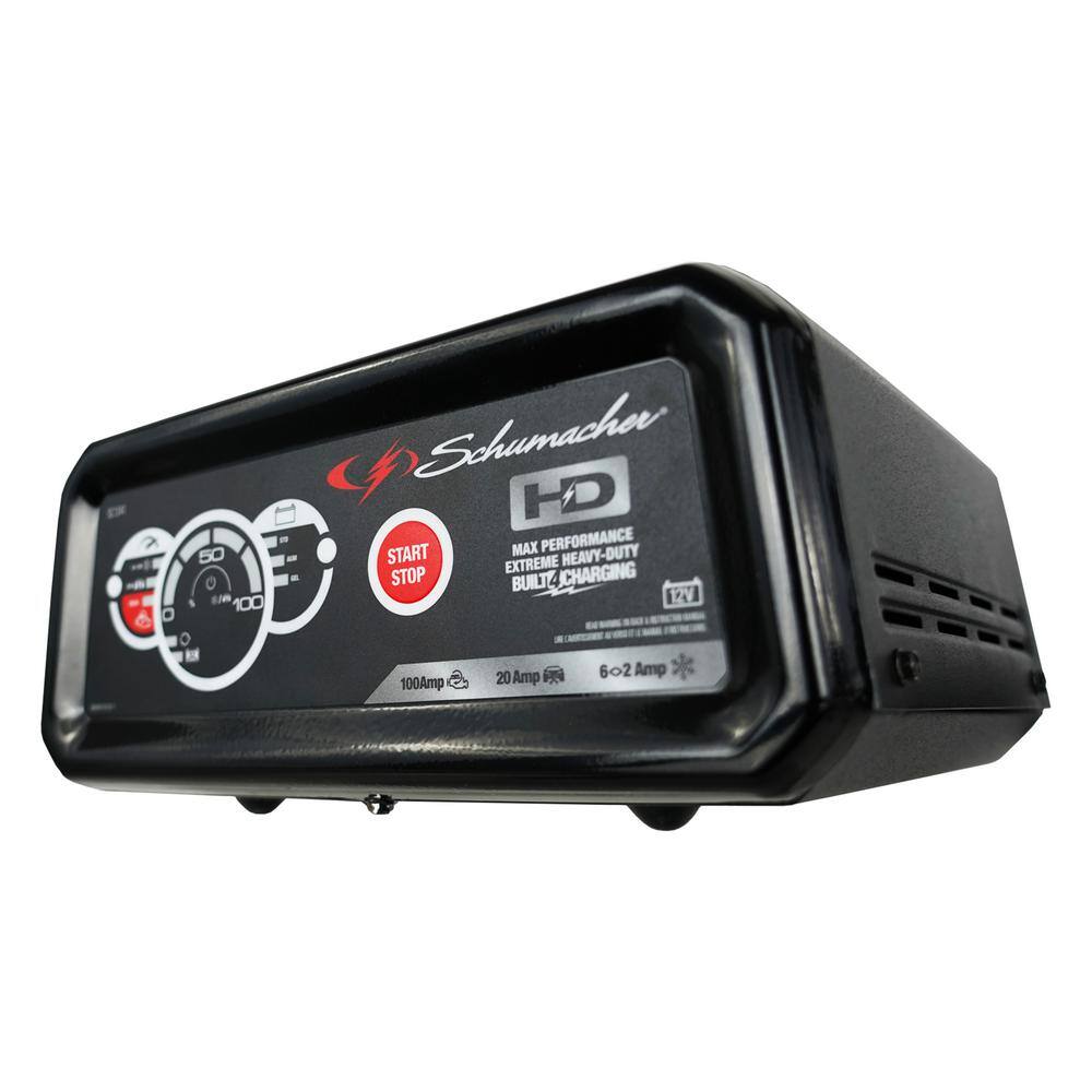 Schumacher Electric SC1341 Schumacher Automotive 12-Volt 100-Amp Fully Automatic Battery Charger and Jump Starter
