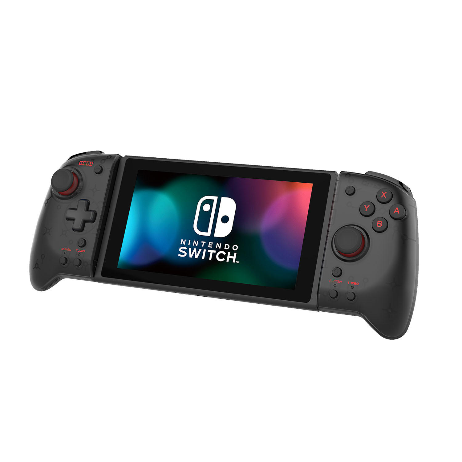 Hori Split Pad Pro Black. Ergonomic Controller for Handheld Mode - Officially Licensed By Nintendo - Nintendo Switch