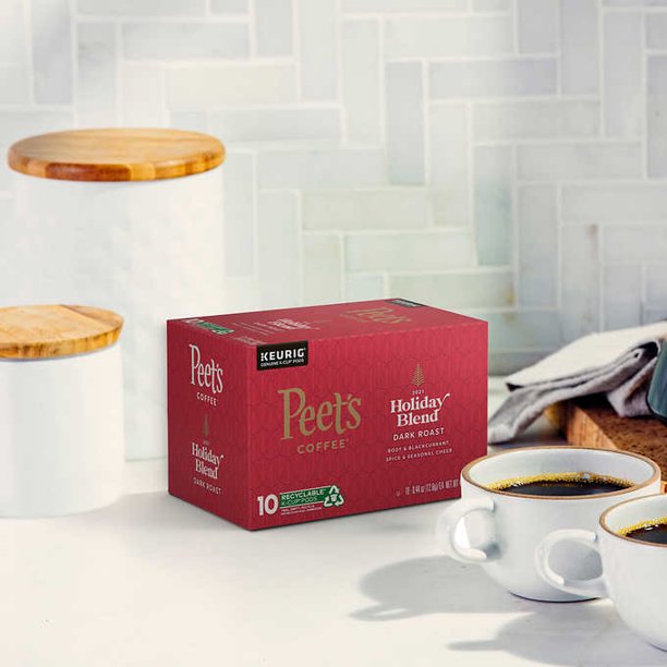 Peet's Coffee Holiday Blend K-Cup Pod 60 count
