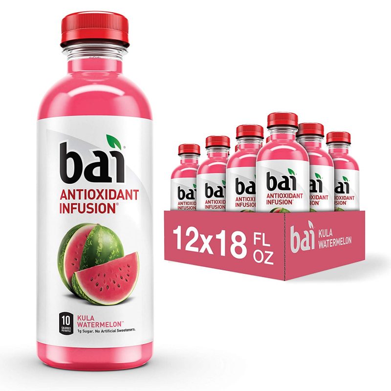 Bai. Kula Watermelon. Antioxidant Infused. 18 Ounce Bottles. 12 Count